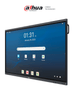 DAHUA DHI-LPH75-MC480-U-S - Pantalla Interactiva de 75” 4K UHD, con Android, cámara de 48MP, micrófono y altavoces integrados. Ideal para educación y oficinas, compatible con apps de google meet Teams, Gmail, Youtube, Play store/Certificación EDLA