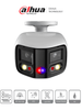 DAHUA IPC-PFW3849S-A180-AS-PV Cámara IP Bullet WizSense 2x4MP con visión de 180°, MultiVision, LED IR 25m y luz cálida 20m. Disuasión activa con micrófono dual y altavoz integrado, EPTZ, SMD 4.0, PoE, IP67, y ranura MicroSD. Ideal para seguridad avanzada.