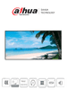 DAHUA LM55S400 - Pantalla 4K 55 pulgadas / Profesional para CCTV / Ultra HD / Panel nivel industrial / 24/7 / Brillo 450 NITS / 6MS / Carcasa de metal