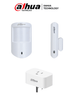 DAHUA PAQUETE SMART HOME - Paquete de periféricos para sistemas de intrusión, Incluye: 1 PIR sensor de movimiento, 1 Contacto magnético y 1 Conector inteligente, Domotización de hogares, Compatible con HUB 1.0 y 2.0, Configurables desde la app