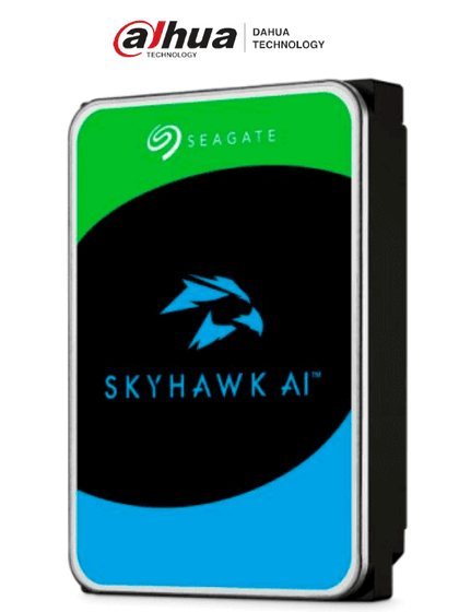 DAHUA ST10000VE000 Seagate Skyhawk AI ST10000VE000 - Disco duro 10 TB, interno de 3,5 pulgadas, SATA SATA/600/ SATA 6 Gb/s/ IMD