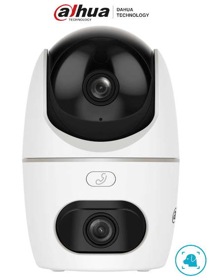 DAHUA DH-HPT1539DD-STW-5E2-IL - Cámara IP PT Dual de 10 Megapixeles/ Hero/2 Lentes de 3k/ 30 de IR y Luz Visible/ Boton de Llamada/ Audio 2 vías/ Deteccion de Humanos y Mascotas/ Disuación activa/ AutoTracking/ Ranura MicroSD/ H5D-5F LoNuevo CWDHWifi