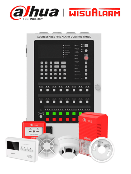 DAHUA WISUALARM HY-1022 PAQUETE - Paquete de incendio direccionable, Incluye: DHI-HY-1301, DHI-HY-TCDZ, DHI-HY-1310, DHI-HY-1200, DHI-HY-ANDZ, DHI-HY-1500, DHI-HY-SGDZ, DHI-HY-1330 LoNuevo Wisualarm