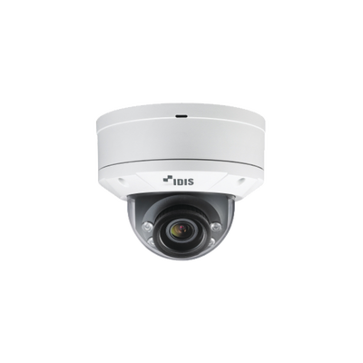 Cámara IP Domo con Calefactor | 5MP (H265)| Lente Varifocal MOTORIZADO 3.3-10mm | Exterior | IR 30m | Entrada/Salida de Audio y Alarma