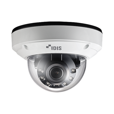 5MP IR DOME CAMERA /MOTORIZED LENS 2.7 - 13.5MM / IDIS DEEP-LEARNING ANALYTICS (IDLA)