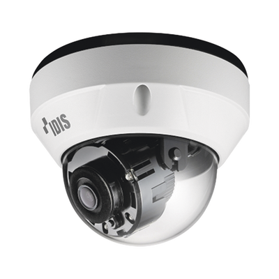 Domo IP 8MP | IK10 | Exterior IP67 | Entrada y Salida de Alarma | POE | ICR | MicroSD Hasta 256 GB | Videoanaliticos Embebidos | Cumple con NDAA | WDR 120dB