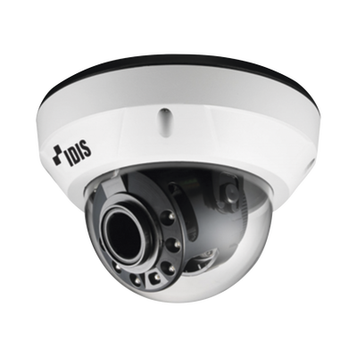 Domo IP 8MP | Varifocal MOTORIZADO | IR 30 m | Entrada/Salida de Alarma | POE | Audio de Dos Vias | ICR Dia/Noche | MicroSD (256 GB)