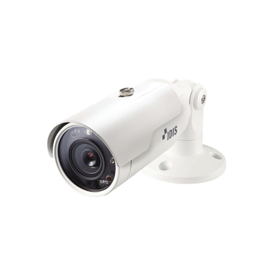 Cámara IP Mini Bala | 2MP (H265) | Lente Fijo 3.3mm (opcional 6mm) | Para Exterior | IR 20m | WDR 120dB
