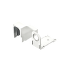 Accesorio Para Techo Falso/Entrada, Con Conexión Tubería 1/2 a 1 In, Compatible con Canaletas LD3, LD5 y LD10, Color Blanco