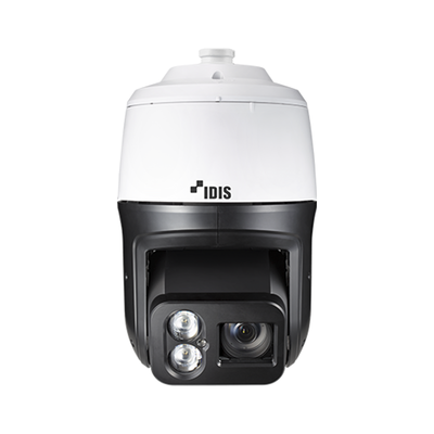 Cámara DOMO PTZ IP 2MP | WDR Real 120 dB | Exterior IP66 | IK10 | Alarma E/S | High-PoE/24VCA | ICR