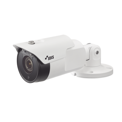 Cámara Bala IP de 2 megapíxeles (1080p) | Audio bidireccional | Alarma I/O | PoE | IR Led 20m | IK10 | Lente Vari-focal 2.8mm - 12mm | Día / noche | MicroSD | INTELIGENTE CODEC | ICR