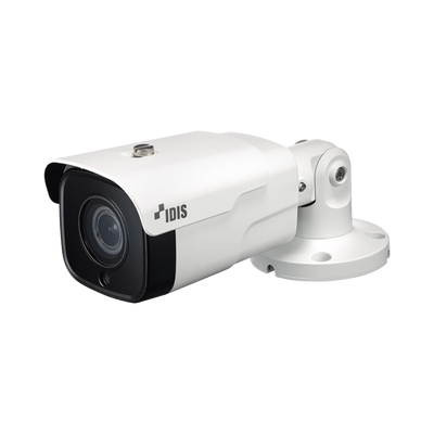 Bala IP 8 MP | Lente Varifocal | IK10/IP67 | Entrada/Salida de Alarma | POE | ICR Dia/Noche | MicroSD (256 GB) | Analiticos Embebidos | Cumple con NDAA