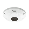 Fisheye 5 Megapixeles | Camara IP | Interior | Audio de Dos Vias | MicroSD (Hasta 256 GB) | Entrada/Salida de Audio | ICR Dia y Noche | PoE