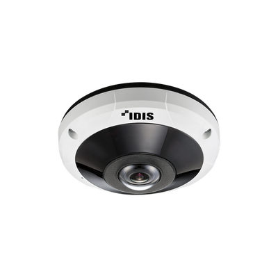 Fisheye 5 Megapíxeles | Micro SD | Audio De 2 Vías | Entrada y Salida de Alarma | POE | Dia/Noche (ICR) | IR 20 M | WDR | IK10/IP67 | Cumple con NDAA