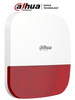 DAHUA DHI-ARA13-W2915 - Sirena Inalámbrica para Exterior con Estrobo Rojo, Frecuencia 915 MHz, 110dB, Múltiples sonidos de Alarma, IP65, Alarma de Batería Baja