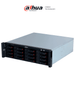 DAHUA DHI-NVR616H-128-XI NVR WizMind de 128 canales con 2U 16HDD 1024 Mbps y RAID. Ofrece detección facial, protección perimetral, SMD Plus e IA avanzada por cámara.