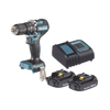 Rotomartillo/Taladro Inalámbrico SIN CARBONES, Broquero de 1/2, 1,700 RPM, 18V, Torque: 42 N.m C/2 Bat. (1.5Ah) y Cargador.