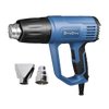 Pistola de Calor de 1600W,con 3 niveles de Temperatura variable, Incluye 2 Boquillas