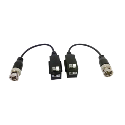 Kit de Transceptor (Balluns) Turbo HD / Hasta 4K / 5 Megapixel / Conector 100% COBRE / Soporta HD-TVI / AHD / CVI / CVBS
