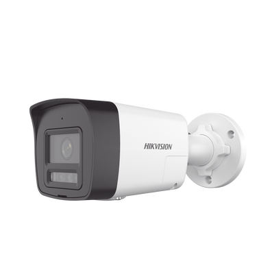 [PROTECCIÓN ACTIVA] Bala IP 4 Megapixel / Lente 2.8 mm / Dual Light (30 mts IR + 20 mts Luz Blanca) / Audio de Dos Vías / Luz Intermitente y Alerta de Audio / Micrófono Integrado / ACUSENSE Lite / Exterior IP67 / H.265 / PoE / ONVIF
