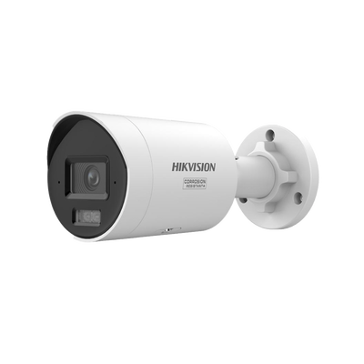 [Dual Light + ColorVu 3.0 + HikAI] Bala IP 6 Megapixel / Lente 2.8 mm / 40 mts IR + Luz Blanca / 2 Microfonos Integrados / Exterior IP67 / WDR 130 dB / ACUSENSE 3.0 / Metal / NEMA 4X / ACUSEARCH