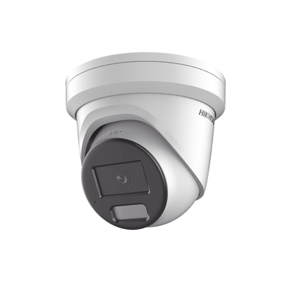 [Dual Light + ColorVu] Turret IP 8 Megapixel / Lente 2.8 mm / 40 mts IR + 40 mts Luz Blanca / Microfono Integrado / Exterior IP67 / WDR 130 dB / Videoanaliticos (Filtro de Falsas Alarmas) / Captura Facial / ACUSEARCH