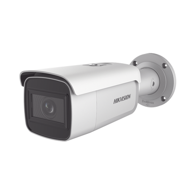 Bala IP 4 Megapixel / Lente Mot. 2.8 a 12 mm / 60 mts IR EXIR / Exterior IP67 / IK10 / WDR 120 dB / PoE / ACUSENSE (Evita Falsas Alarmas) / Entrada y Salida de Audio y Alarmas / MicroSD / ONVIF / ACUSEARCH