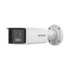 [FlexVu] [PROTECCIÓN ACTIVA] Bala IP Panorámica 4 Megapixel / 2 Lentes 2.8 mm (180°) / Imagen a Color 24/7 (ColorVu) / PoE / WDR 130° / IP67 / ACUSENSE / Luz Estroboscópica y Alarma Audible / 40 mts Luz Blanca / Micro SD