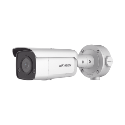 [ PROTECCIÓN ACTIVA ] Bala IP 5 Megapixel / Lente 2.8 mm / 60 mts IR EXIR / Exterior IP67 / WDR 120 dB / PoE + / Micrófono y Bocina Integrada / AcuSense / MicroSD