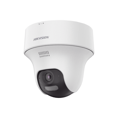 Turret PT IP 2 Megapixel / Lente 2.8 mm / Dual Light (20 mts IR + 15 mts Luz Blanca) / Wi-Fi / IP54 / dWDR / H.265 / Audio Bidireccional (Micrófono y Bocina) / Micro SD