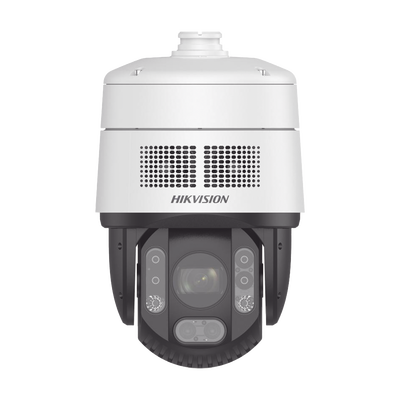 [ PROTECCIÓN ACTIVA ] Domo PTZ IP 4 Megapixel / 32X Zoom / 200 mts IR / Potente Alerta Audible y Luz Estroboscópica hasta 100 Metros / ACUSENSE / IP67 / IK10 / / Autoseguimiento 2.0 / Hi-PoE / DARKFIGHTER / Rapid Focus / Micro SD