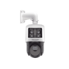 [TandemVu] Domo PTZ IP 4 Megapixel con Cámara Panoramica 6 Megapixel / 25X Zoom / 100 mts IR / IP66 / WDR / PoE+ / Entrada-Salida de Audio y Alarma / Ultra Baja Iluminación / Micro SD