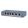 Switch PoE+ / No Administrable / 3 Puertos 10/100 Mbps 802.3 af/at (30 W) + 1 Puerto 10/100 Mbps Hi-PoE (60 W) / 2 Puertos 10/100 Mbps Uplink / Modo Extendido hasta 300 Metros / 60 W