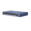 Switch Gigabit PoE+ / No Administrable / 8 Puertos 1000 Mbps PoE+ / 1 Puerto 1000 Mbps de Uplink + 1 Puerto SFP / 110 Watts