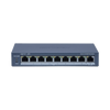 Switch PoE+ / Monitoreable / 8 Puertos 10/100 Mbps PoE+ / 1 Puerto 1000 Mbps de Uplink / Configuración Nube Hik-PartnerPro / Modo Extendido hasta 300 Metros / 110 W