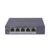 Switch Gigabit PoE+ / Administrable / 4 Puertos 1000 Mbps PoE+ / 1 Puerto 1000 Mbps Uplink / Configuración Nube Hik-PartnerPro / Modo Extendido hasta 300 Metros / 60 Watts