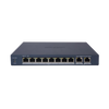 Switch Gigabit PoE+ / Administrable / 8 Puertos 1000 Mbps PoE+ / 2 Puertos 1000 Mbps de Uplink / Configuración Nube Hik-PartnerPro / Modo Extendido hasta 300 Metros / 60 W
