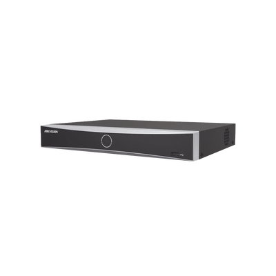 NVR 12 Megapixel (4K) / 16 canales IP / AcuSense (Evita Falsas Alarmas) / Reconocimiento Facial / 1 Bahía de Disco Duro / HDMI en 4K / Sin Puertos PoE+