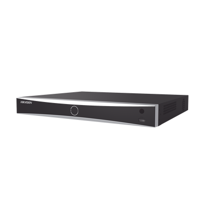 [Acusearch] NVR 12 Megapixel (4K) / 32 canales IP / 16 Puertos PoE+ / Recocimiento Facial / AcuSense (Evita Falsas Alarmas) / 2 Bahías de Disco Duro / HDMI en 4K / Alarmas I/O / 300 Metros PoE Modo Extendido