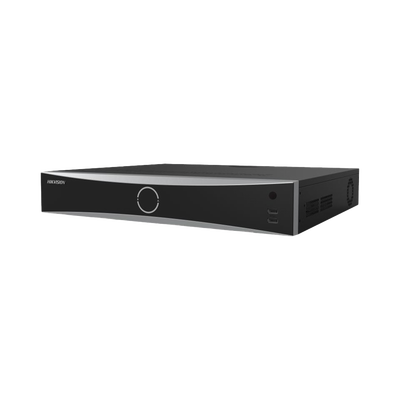 [Acusearch] NVR 12 Megapixel (4K) / 16 canales IP / 16 Puertos PoE+ / AcuSense (Evita Falsas Alarmas) / Reconocimiento Facial / 4 Bahías de Disco Duro / Switch PoE 300 mts / HDMI en 4K / Alarmas I/O