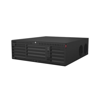 [Doble Poder de Decodificación] NVR 32 Megapixel (8K) / 64 Canales IP / AcuSense / ANPR / Conteo de Personas / Heat Map / 16 Bahías de Disco Duro / Soporta RAID con Hot Swap / 2 HDMI en 8K / Soporta POS / Alarmas I/O / Smart Search