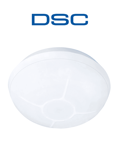 DSC PG9872 - Detector de Movimiento 360° interior de largo alcance con tecnología Power G para techo compatible con NEO,PRO,Qolsys e IoTega MCI2 DSCMCI