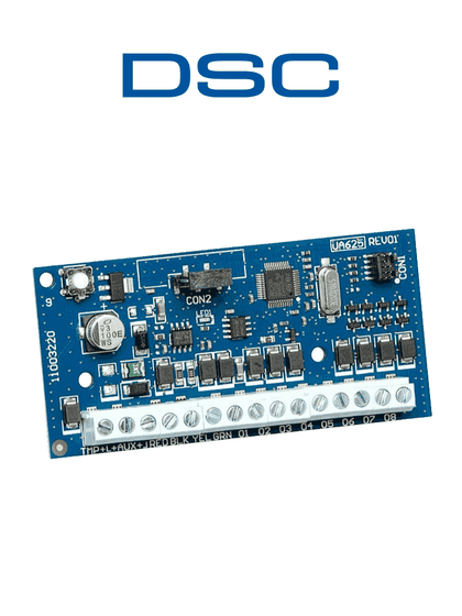 DSC HSM2208 - Módulo Expansor de 8 Salidas Programables de baja corriente compatible con panel NEO, PRO Qolsys MCI2 DSCMCI