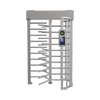 Torniquete SENCILLO (1 Carril) de Cuerpo Completo Bidireccional / Exterior / Acero Inoxidable SUS304 / 30 Personas por Minuto / Compatible con Reconocimiento Facial (Terminal no Incluida)