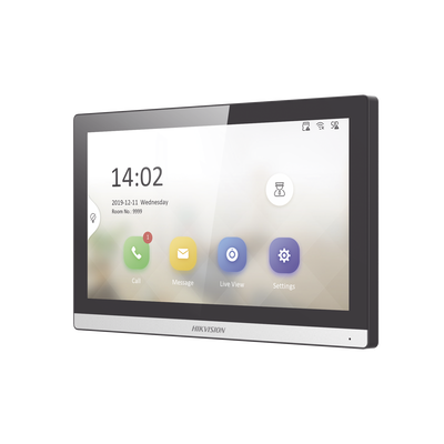 Monitor IP WiFi Touch Screen 7 para Videoportero IP / Vídeo en Vivo / PoE Estándar / Apertura Remota / Llamada Entre Monitores / Audio bidireccional / Borde slim