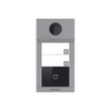 Videoportero IP (IP65 + IK08) con Llamada y apertura desde APP Hik-Connect / Soporta 2 Departamentos / PoE Estandar / Interfaz WEB para configuración / 2 puertas