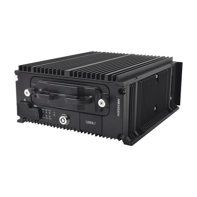 NVR Móvil de 8 Canales de 2 Megapixel / 8 Puertos PoE / 2 Bahías de Disco Duro / Incluye Modulo GPS, WiFi y 4G
