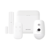 (AX PRO) KIT de Alarma AX PRO / Incluye: 1 Hub con bateria de respaldo / 1 Sensor PIR con Cámara / 1 Contacto Magnético / 1 Control Remoto / WiFi / Compatible con Hik-Connect P2P