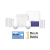 (AX PRO) KIT de Alarma AX PRO con GSM (3G/4G) / Incluye: 1 Hub / 2 Sensores PIR / 3 Contactos Magnéticos mini / 1 Control Remoto / 1 Sirena Inalambrica Exterior / 1 WiFi / 1 MICROSIM30M2M con 1 mes de servicio/Compatible con Hik-Connect P2P