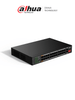 DAHUA DH-SF1026LP - Switch PoE Fast Ethernet de 26 Puertos/ Hasta 190 Watts Totales/ 24 Puertos PoE 10/100/ 2 Puertos Uplink 10/100/1000/ Switching 8.8 Gbps/ Standares: IEEE802.3af; IEEE802.3at; Hi-PoE/ PoE Hasta 250 Metros/ LoNuevo SWDA